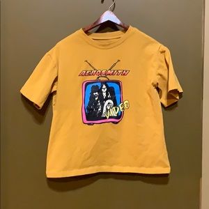 Mustard Yellow “Aerosmith” Tee